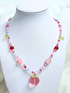 • Collier • Pêche Sucrée
