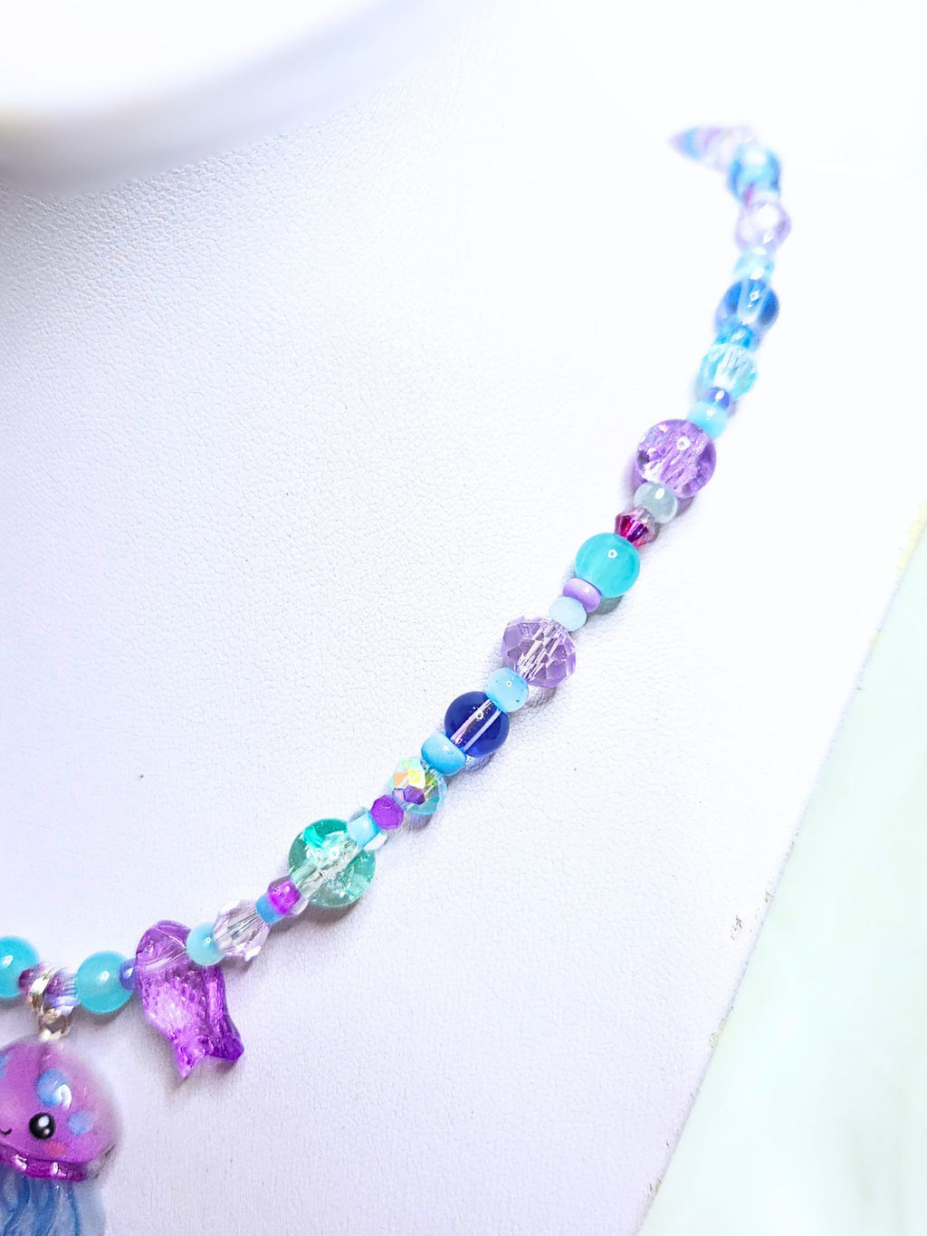 • Necklace • Celestine Jellyfish