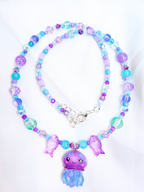 • Necklace • Celestine Jellyfish