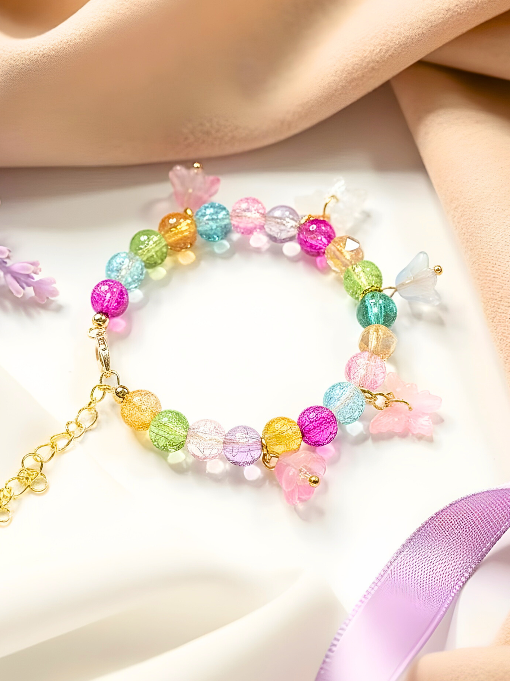 • Bracelet Simple • Jardin Arc-en-Ciel
