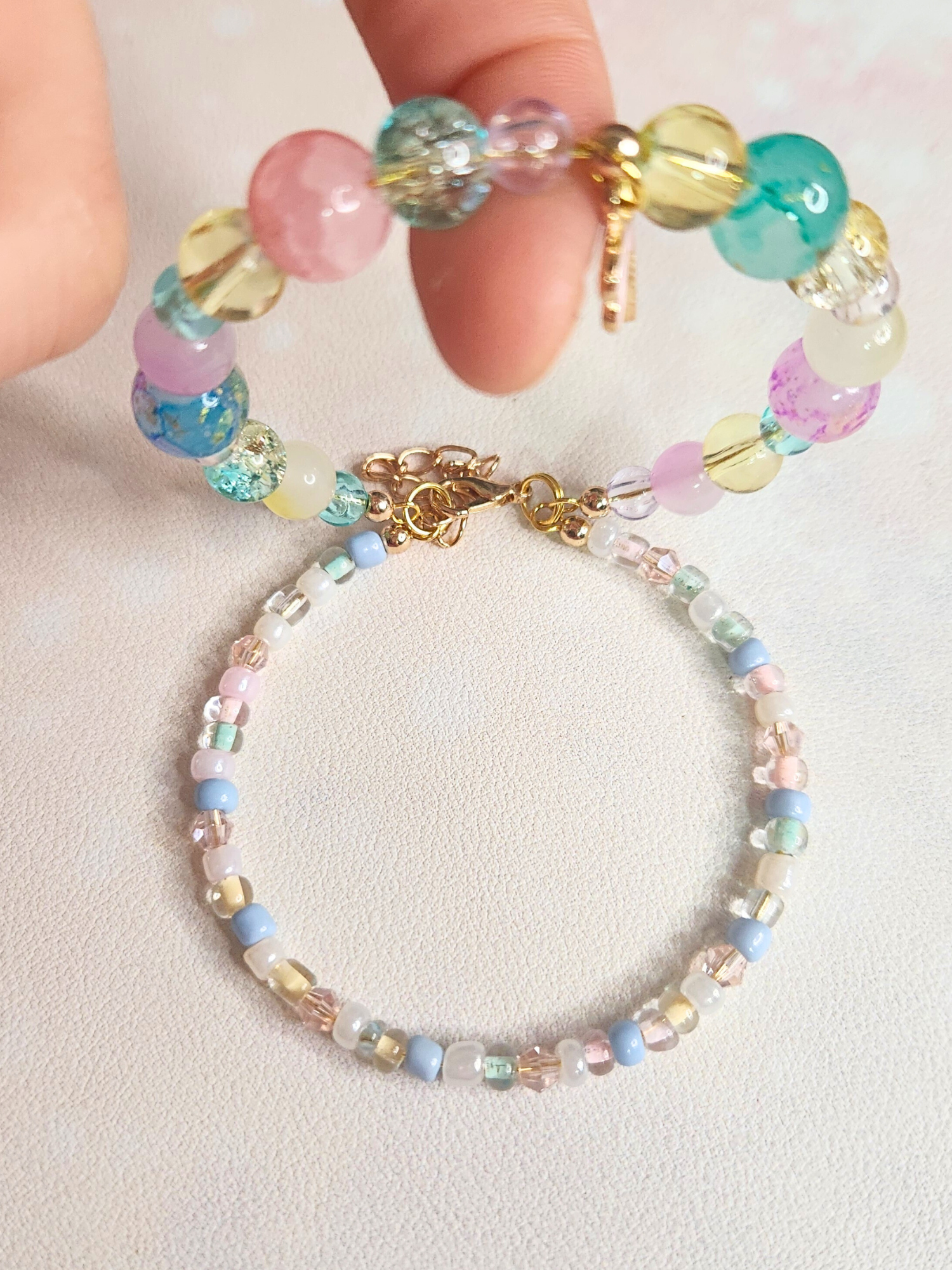 • Bracelet Simple • Libellule Pastel
