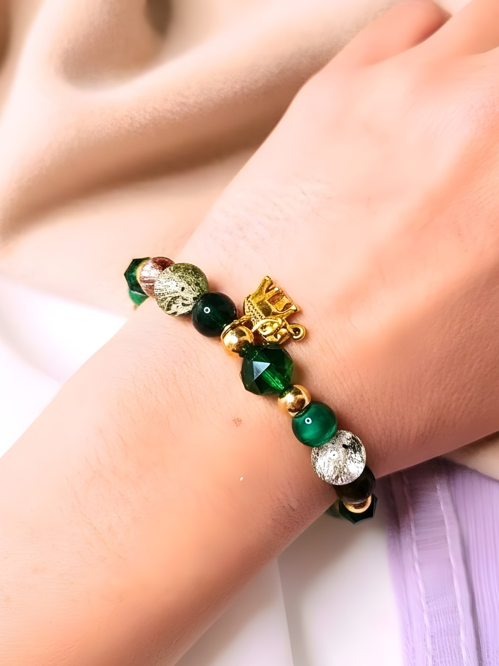 • Bracelet Simple • Forêt Émeraude