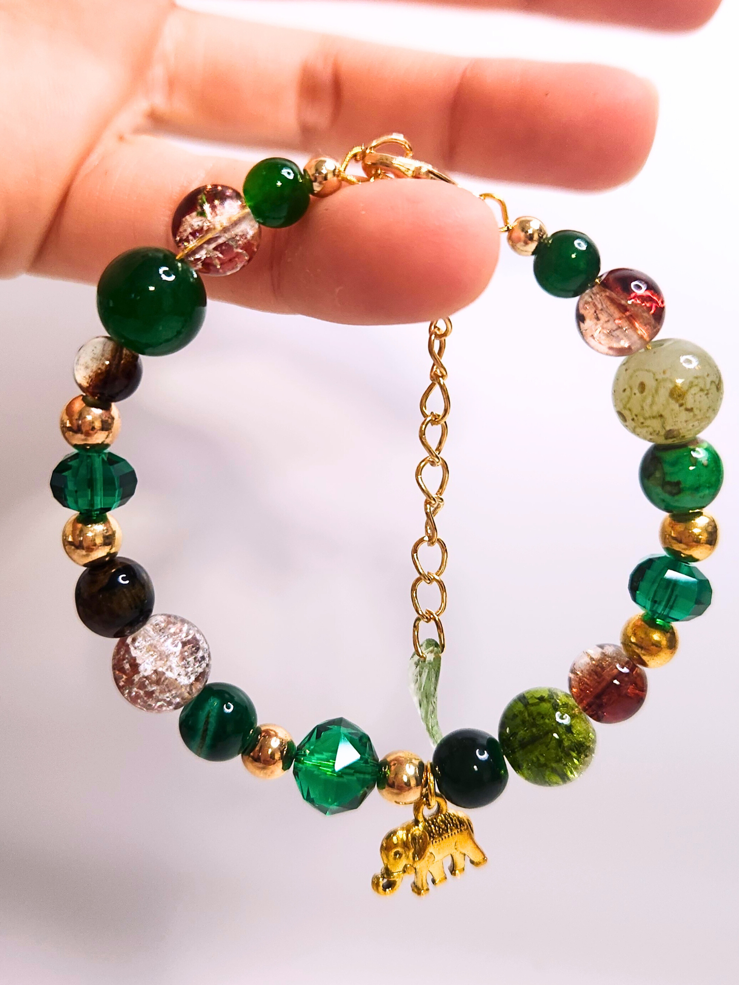 • Bracelet Simple • Forêt Émeraude