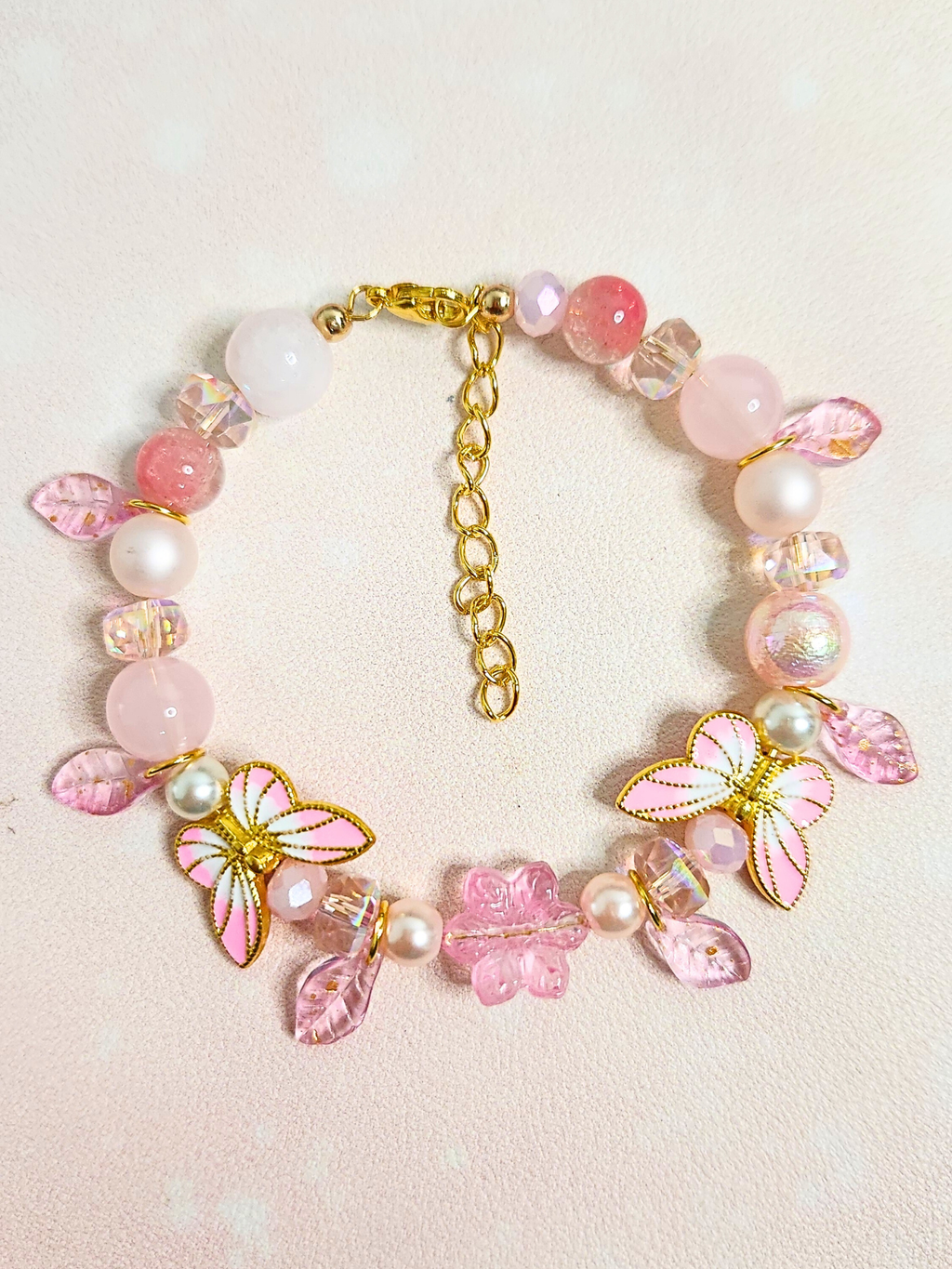 • Bracelet Simple • Jardin Rosé