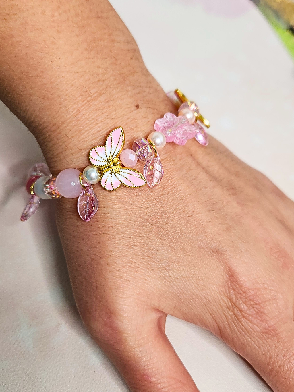 • Bracelet Simple • Jardin Rosé