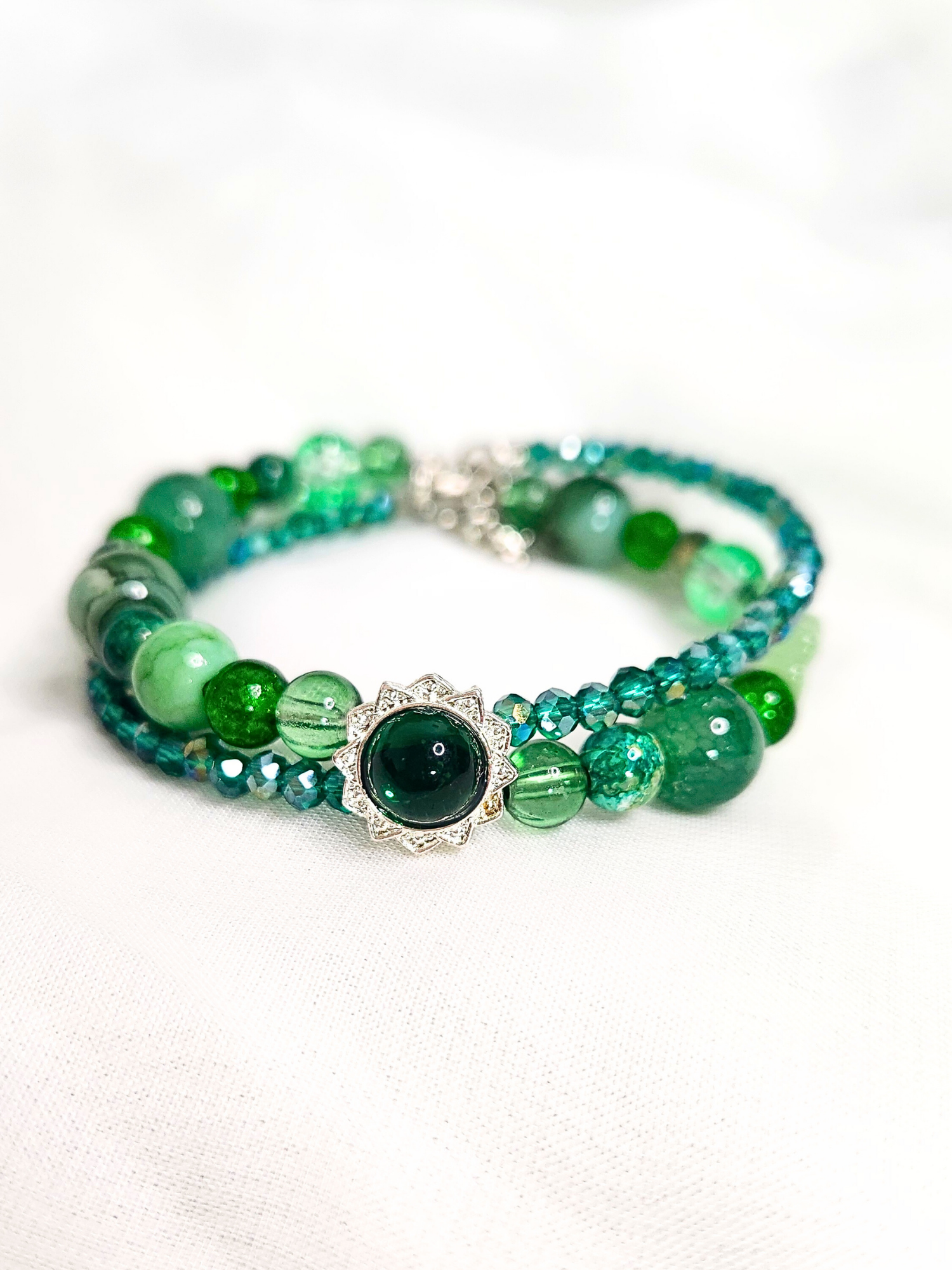 • Bracelet Simple • Émeraude Royale