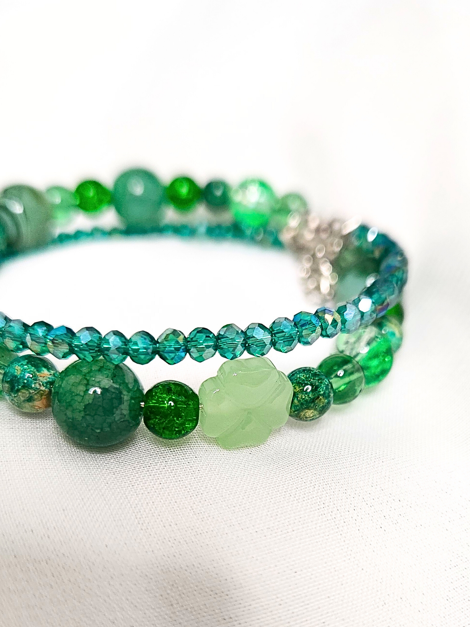 • Bracelet Simple • Émeraude Royale