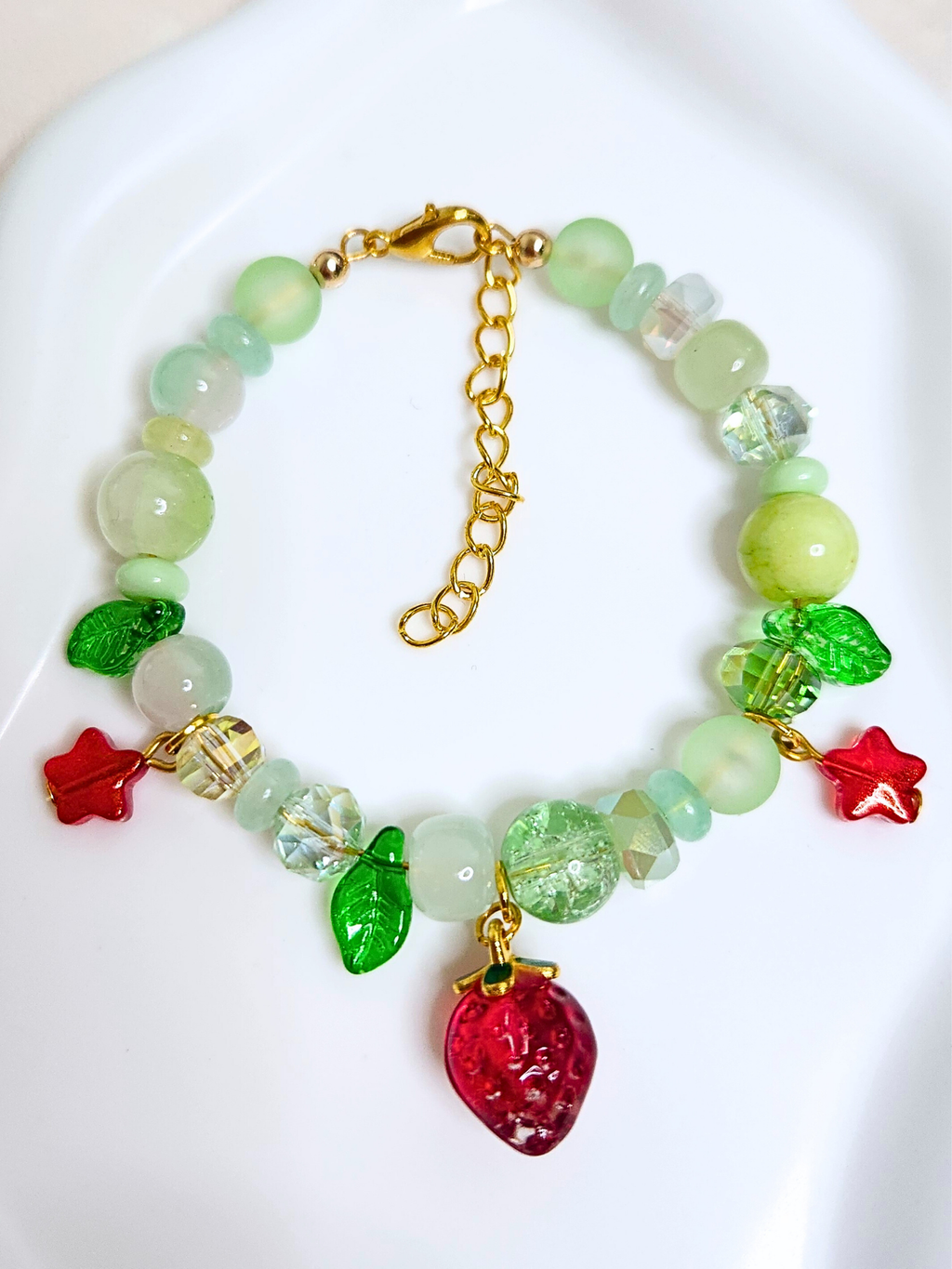 • Bracelet Simple • Fraise Gourmande