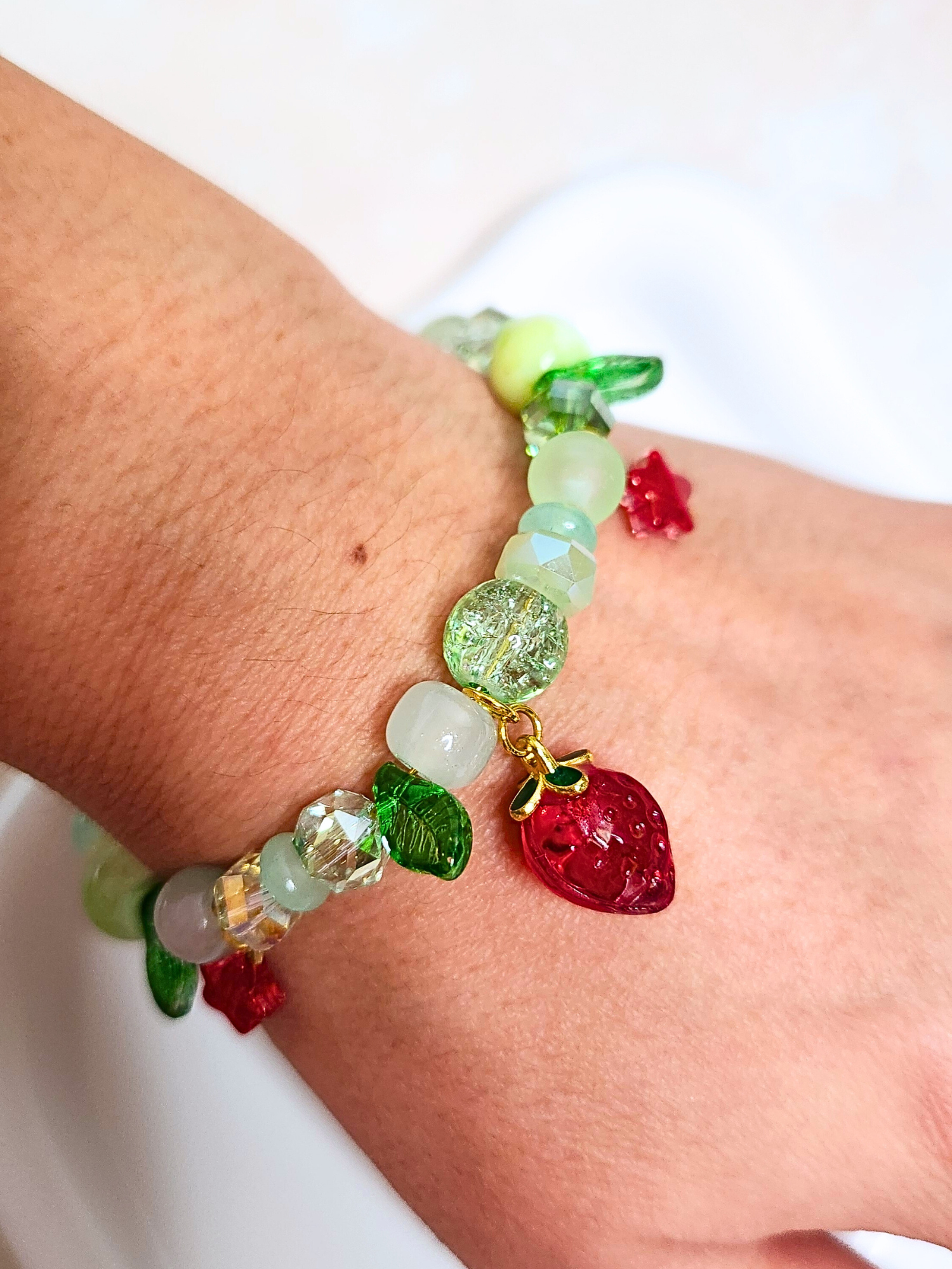 • Bracelet Simple • Fraise Gourmande