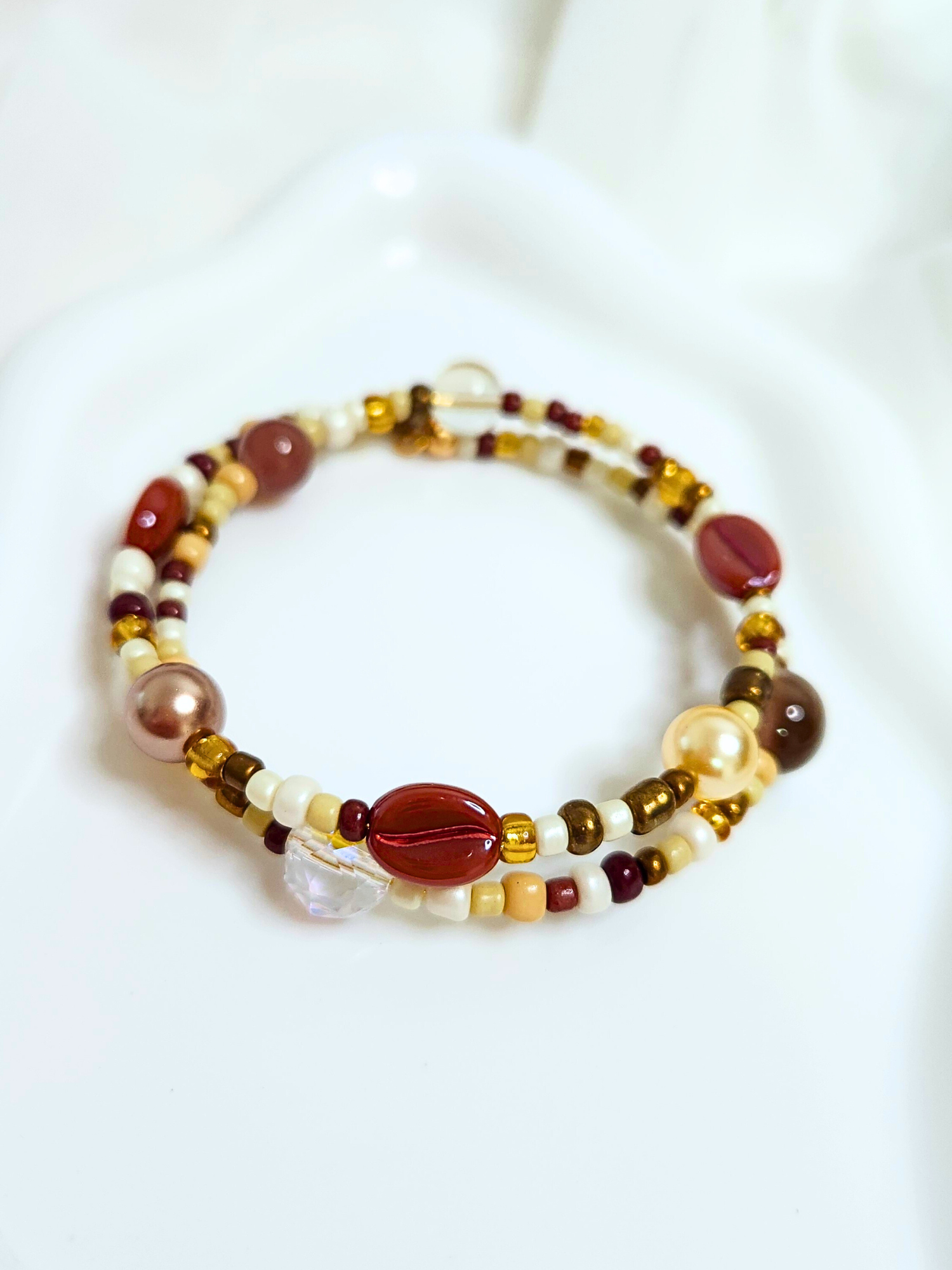 • Double Bracelet • Café Latte