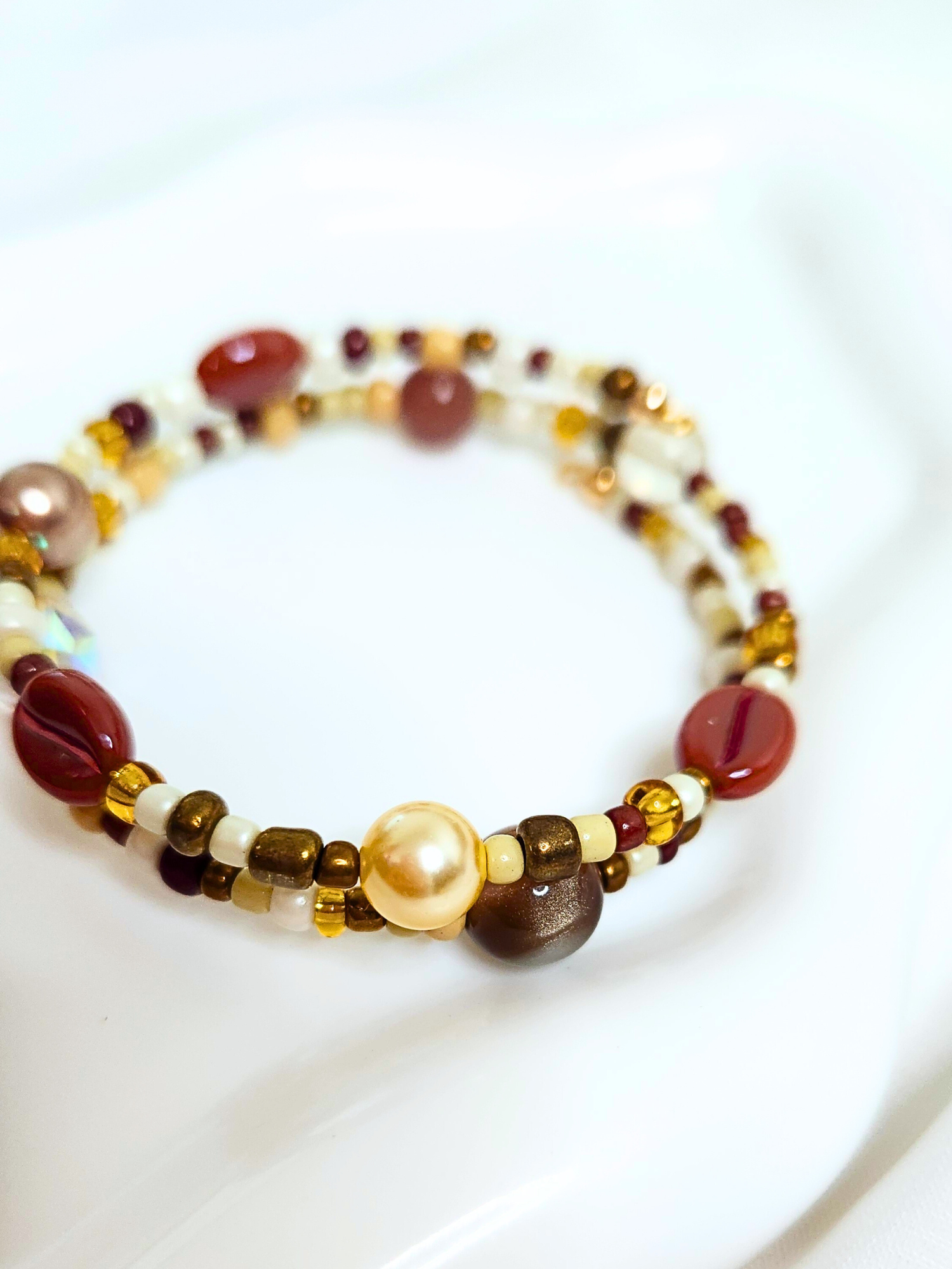 • Double Bracelet • Café Latte