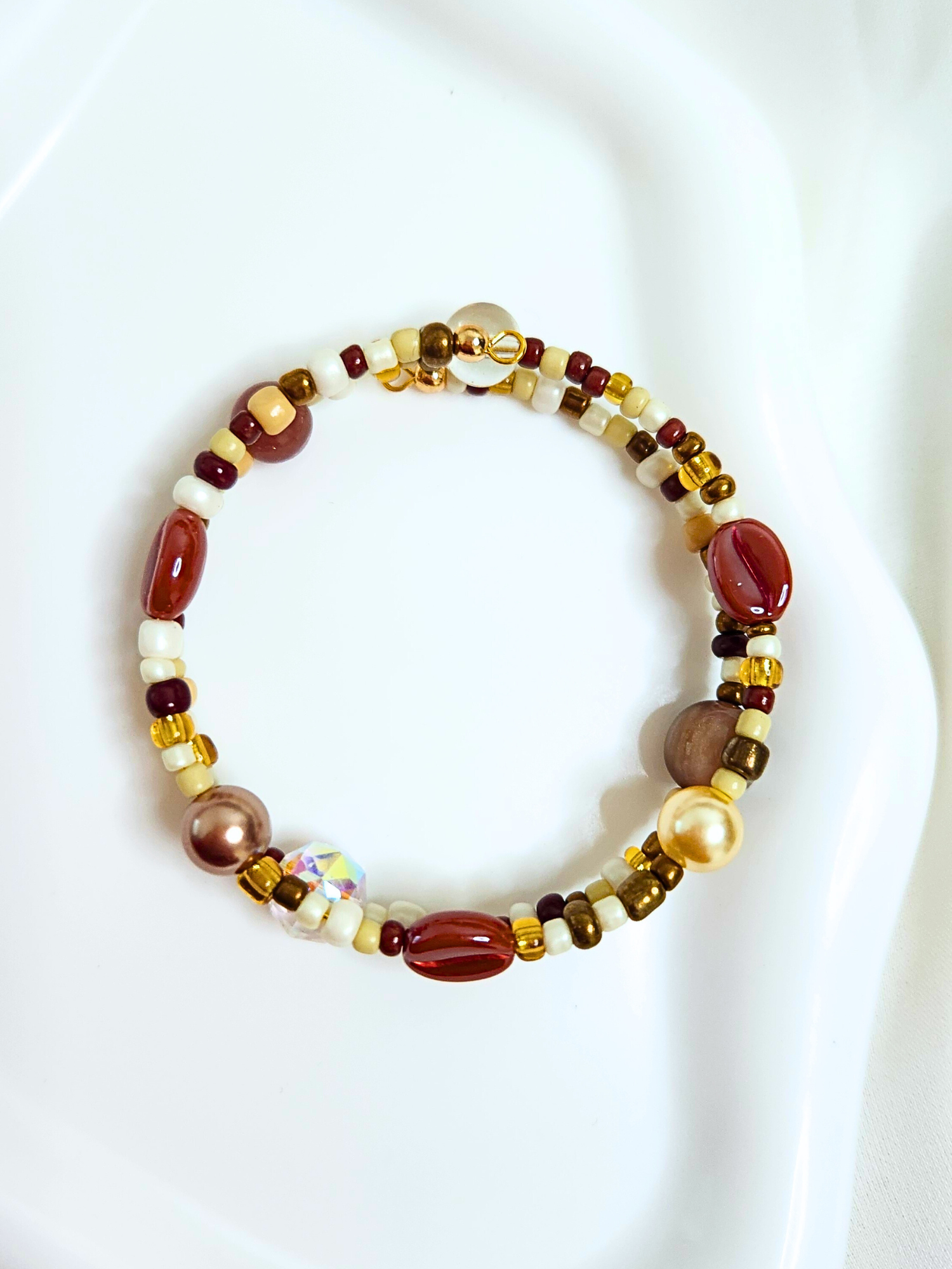 • Double Bracelet • Café Latte