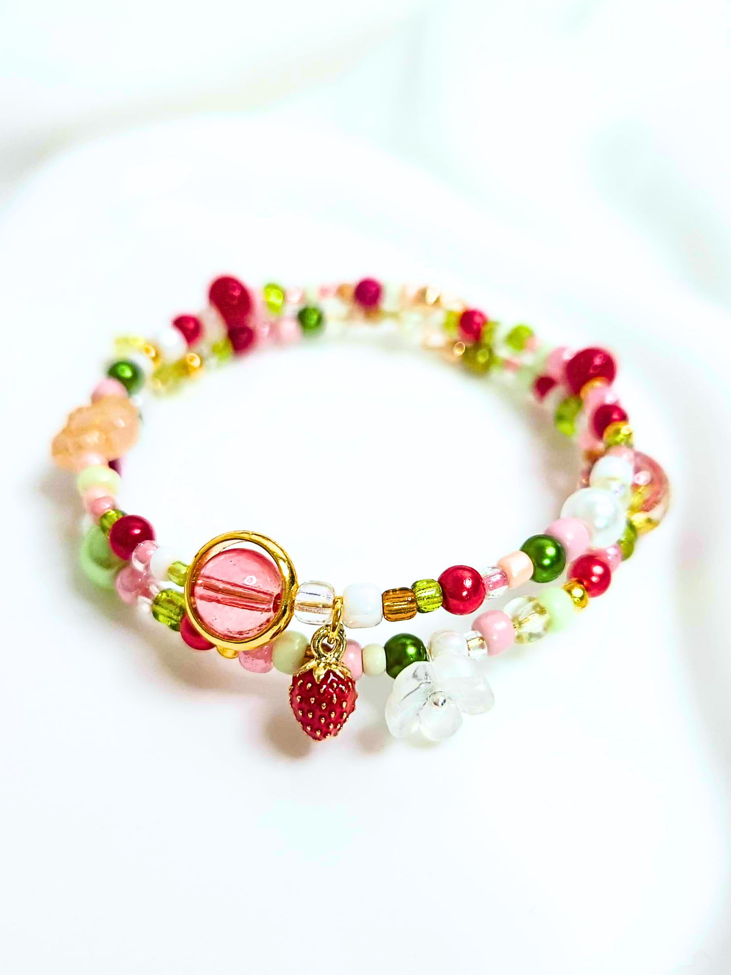 • Double Bracelet • Fraise Gourmande