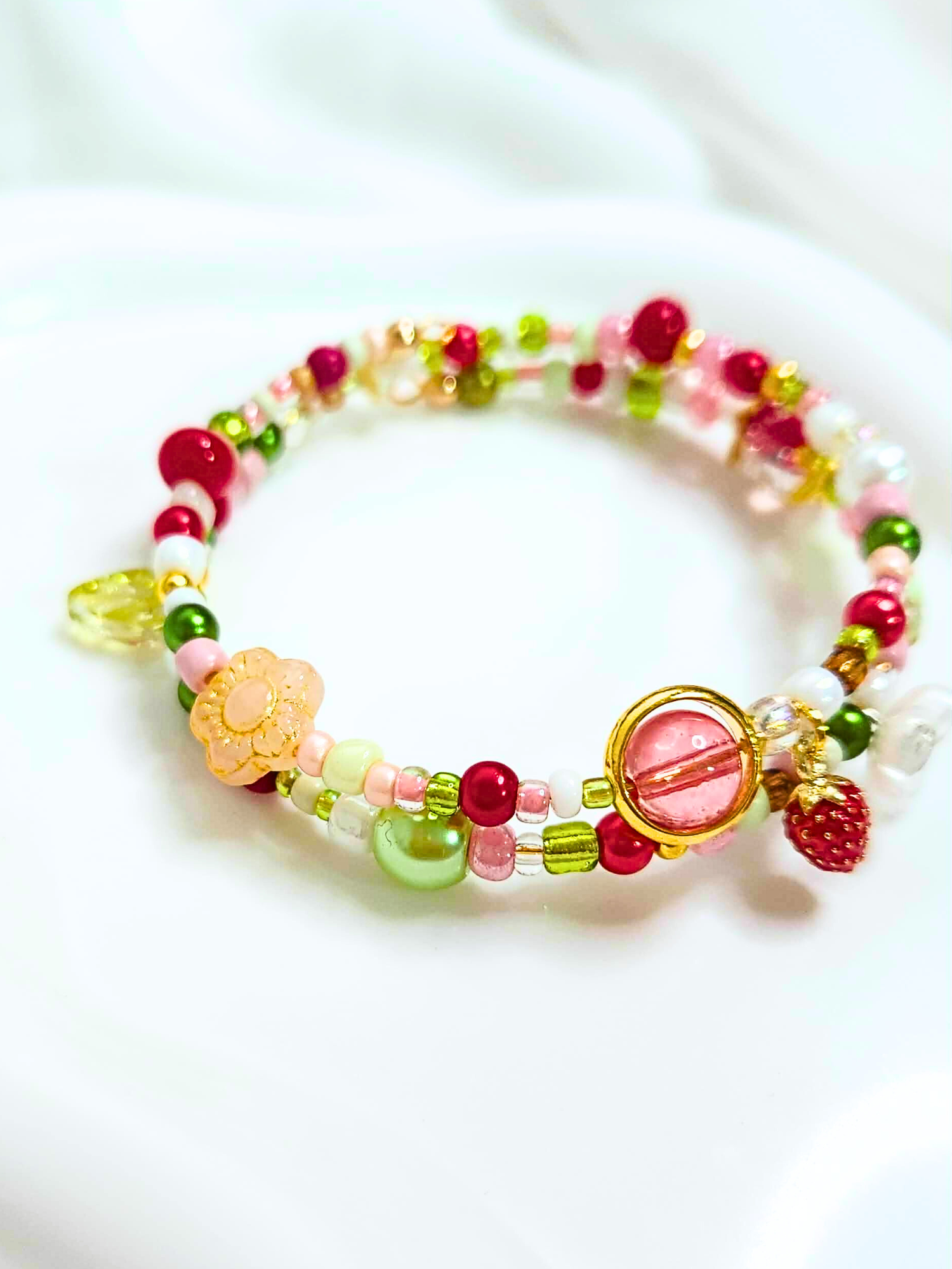 • Double Bracelet • Fraise Gourmande