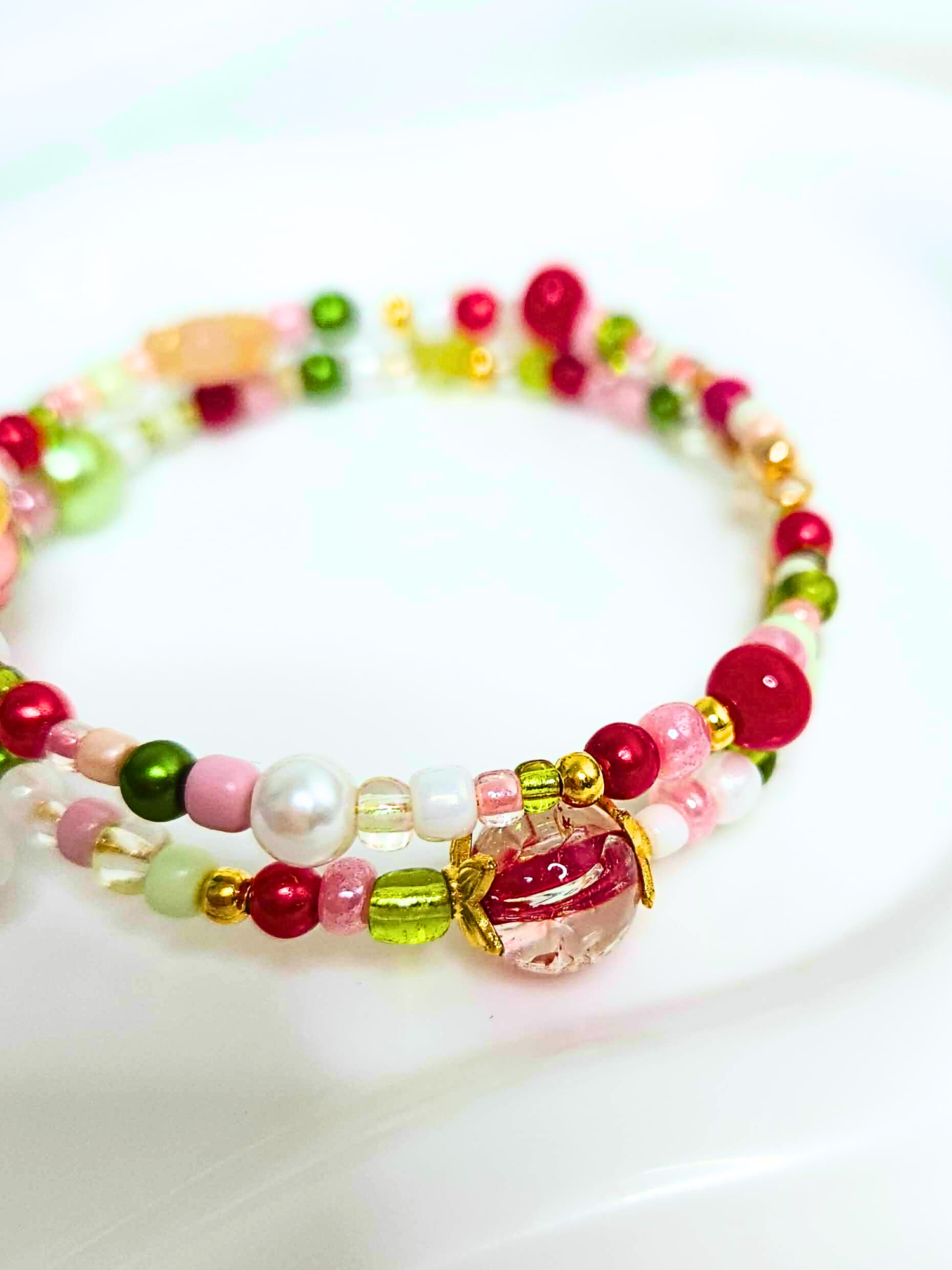 • Double Bracelet • Fraise Gourmande