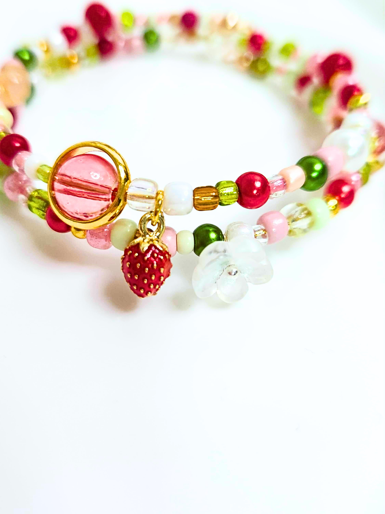 • Double Bracelet • Fraise Gourmande