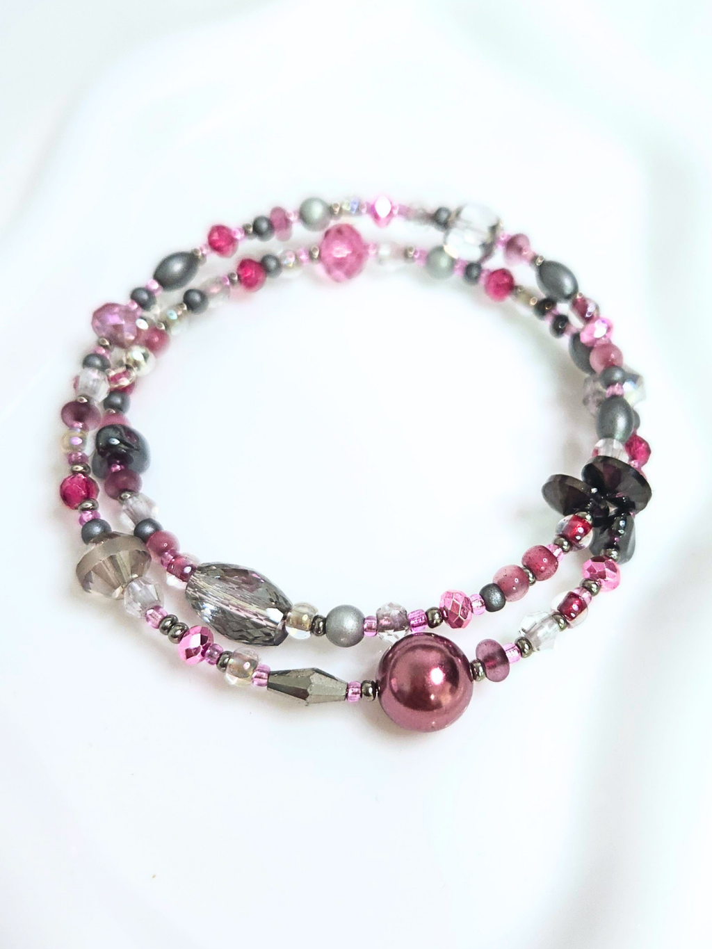 • Double Bracelet • Framboise Nocturne