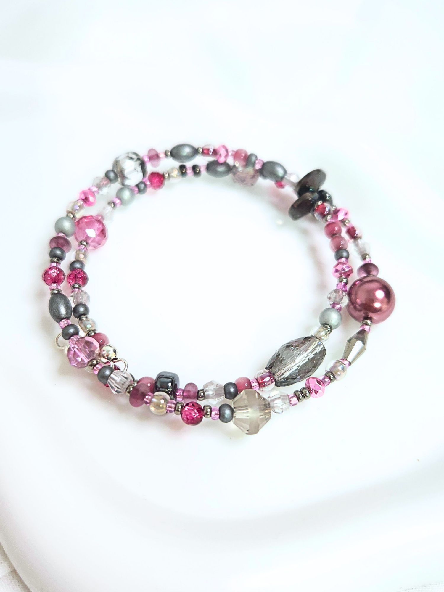 • Double Bracelet • Framboise Nocturne