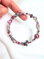 • Double Bracelet • Framboise Nocturne