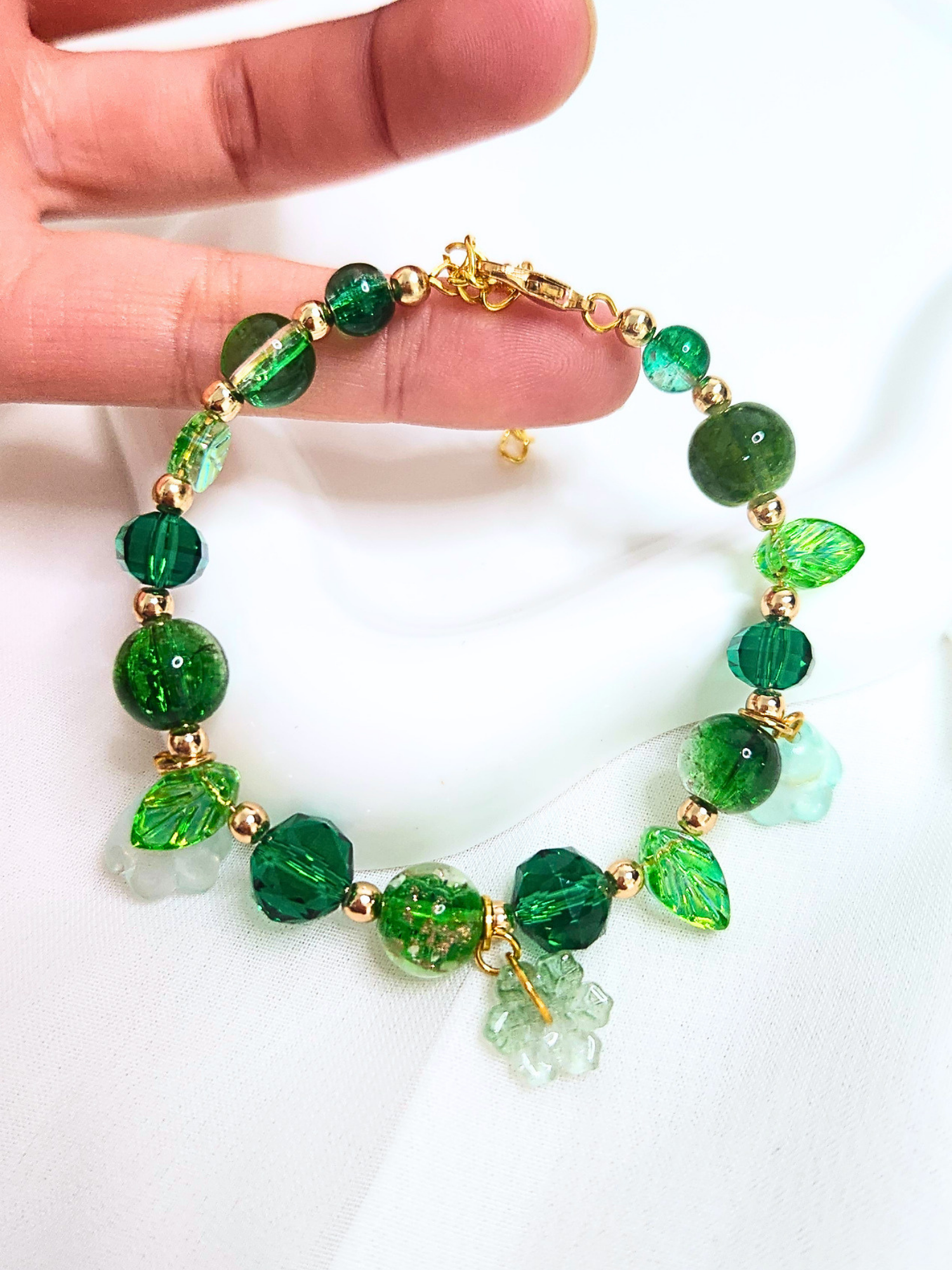 • Bracelet Simple • Forêt Emeraude