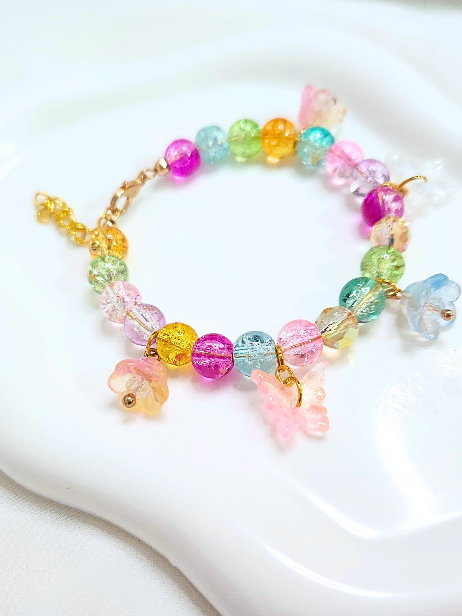 • Bracelet Simple • Arc-en-Ciel Printanier