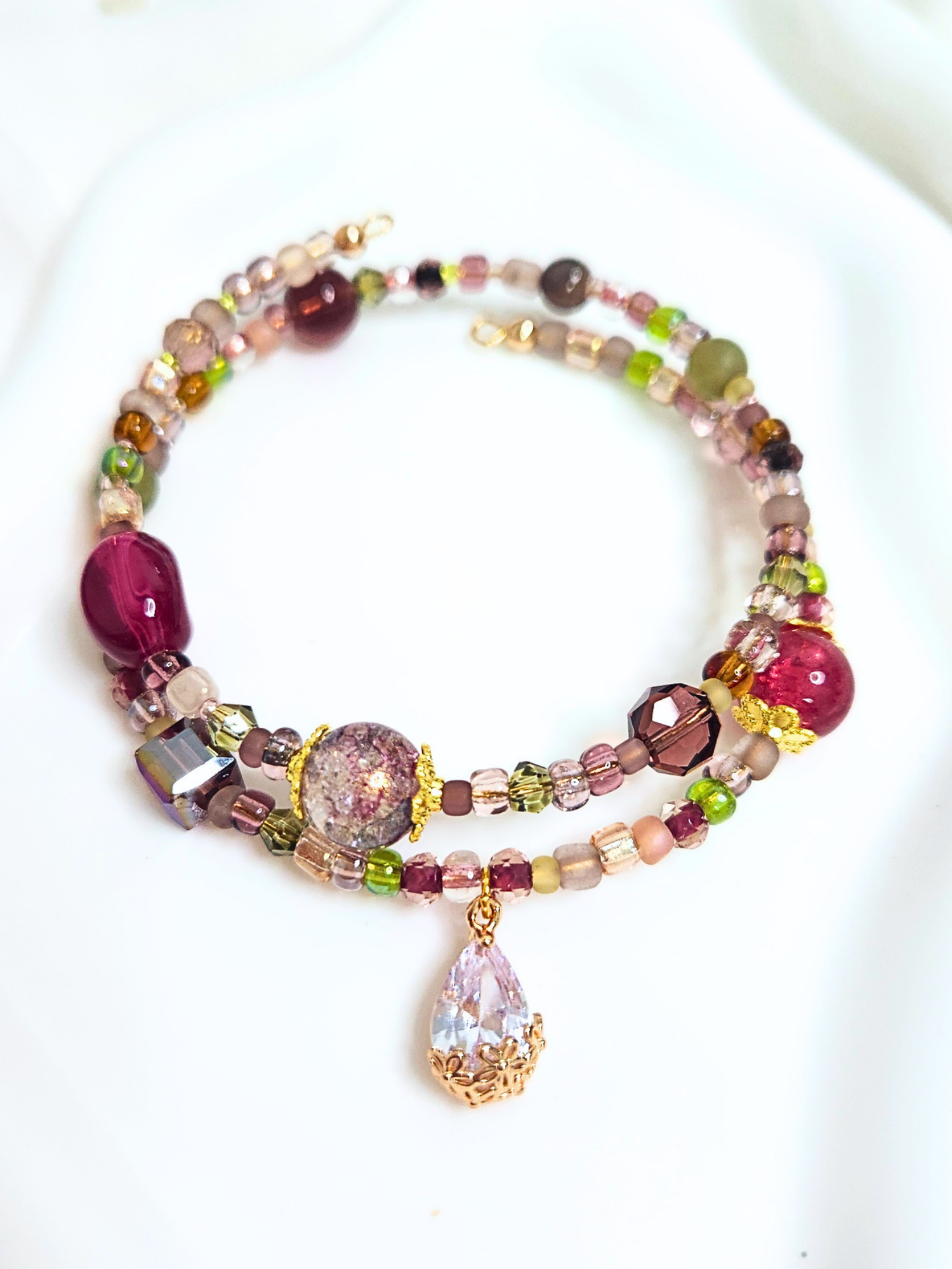 • Double Bracelet • Ruby Sparkles