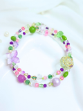 • Double Bracelet • Jardin Sucré Lavande