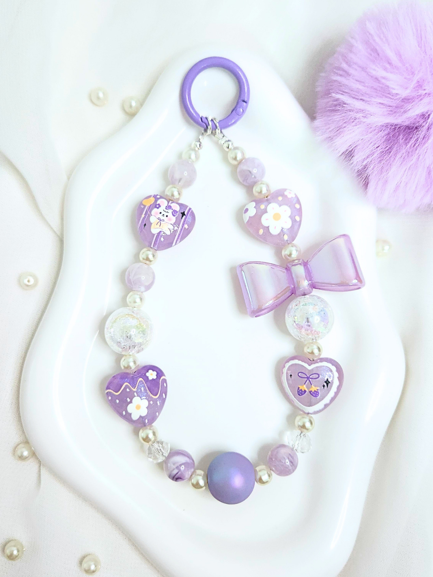 • Accessoire • Cœur Lavande