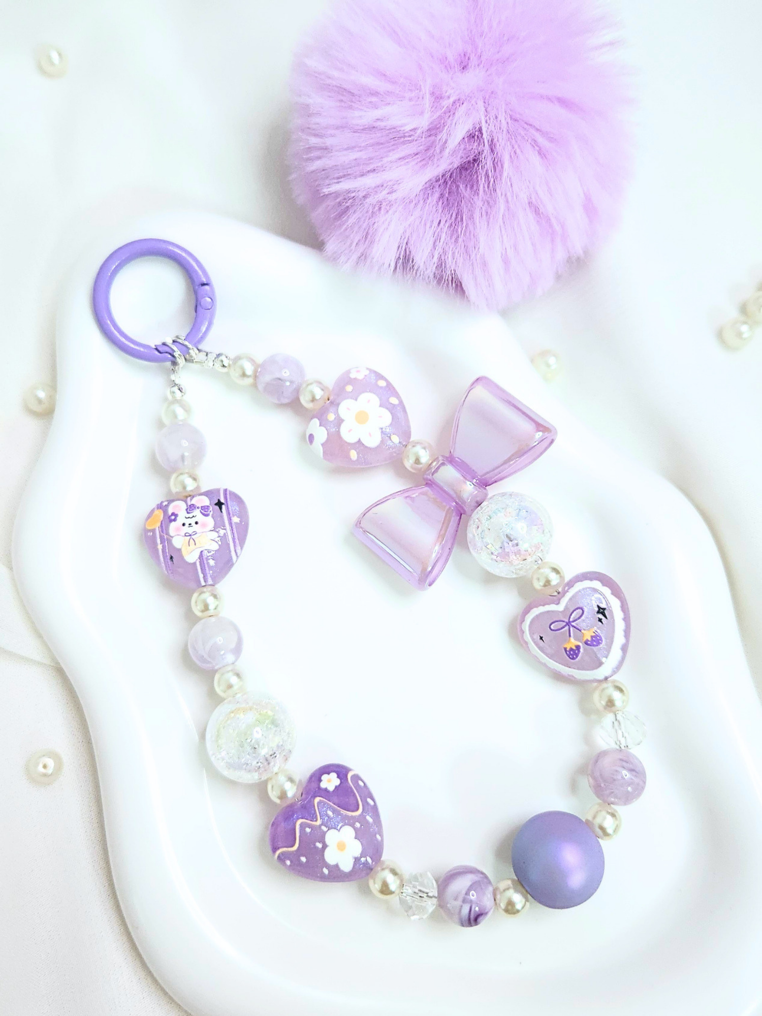 • Accessoire • Cœur Lavande