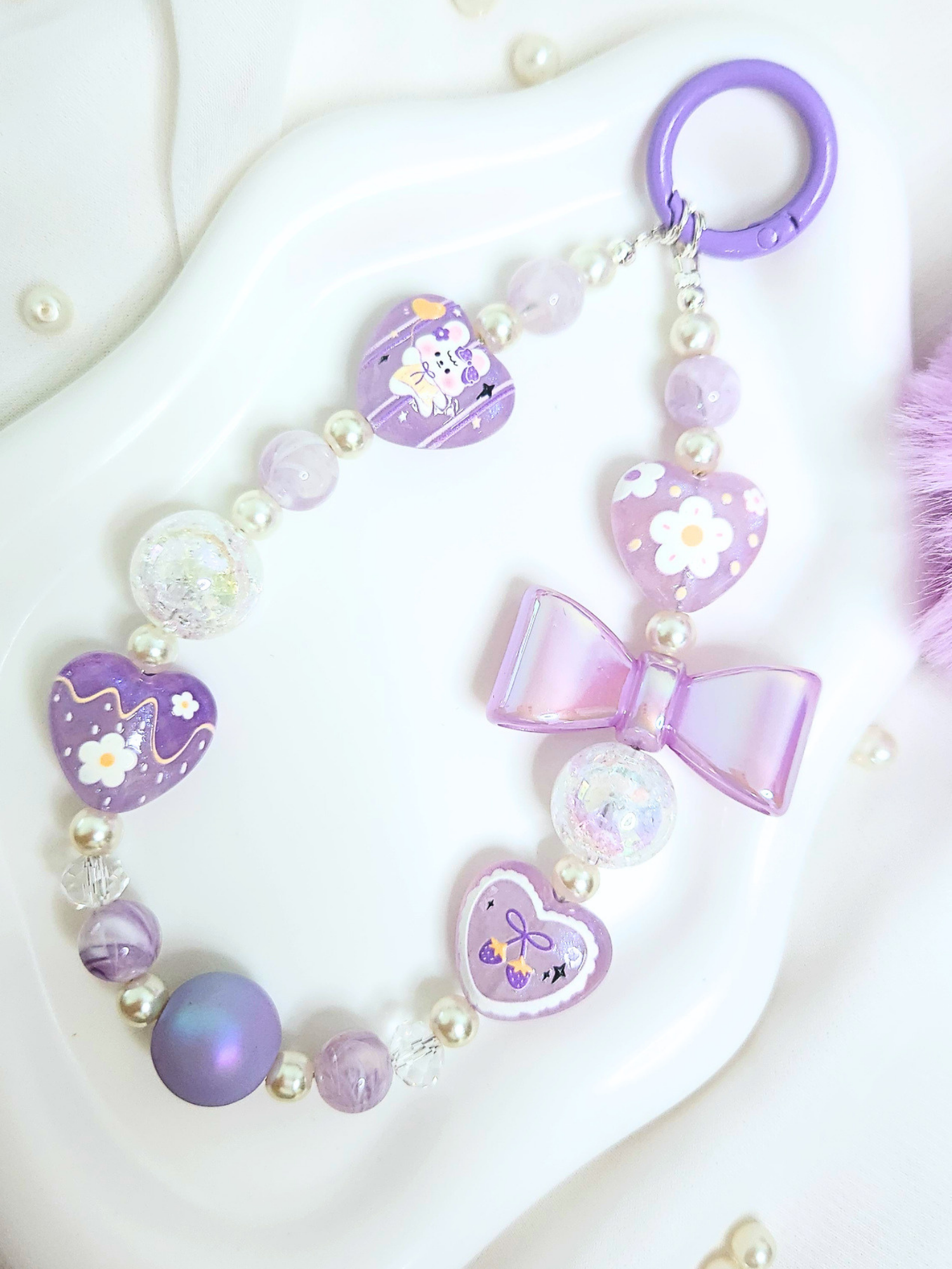 • Accessoire • Cœur Lavande