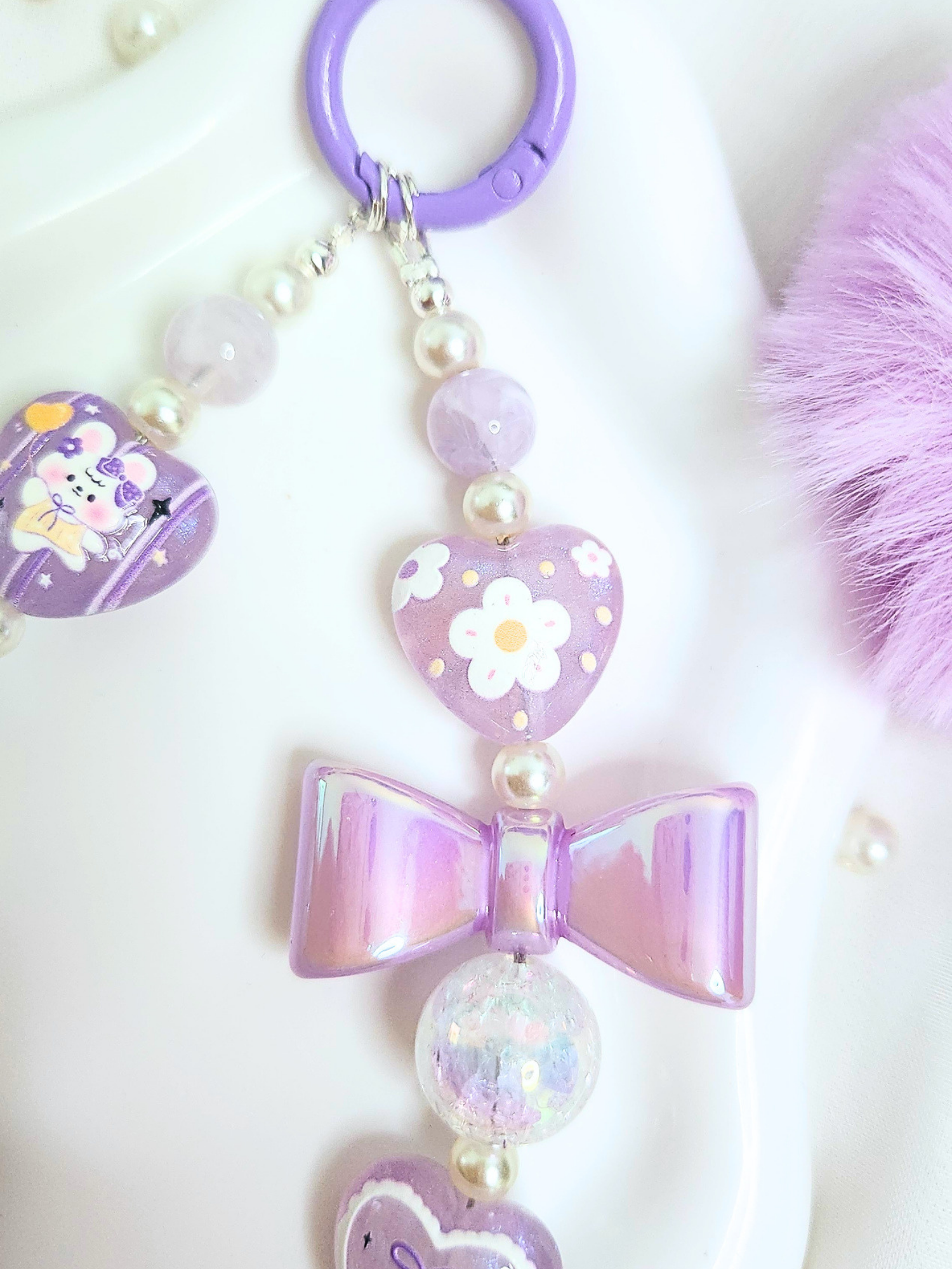 • Accessoire • Cœur Lavande