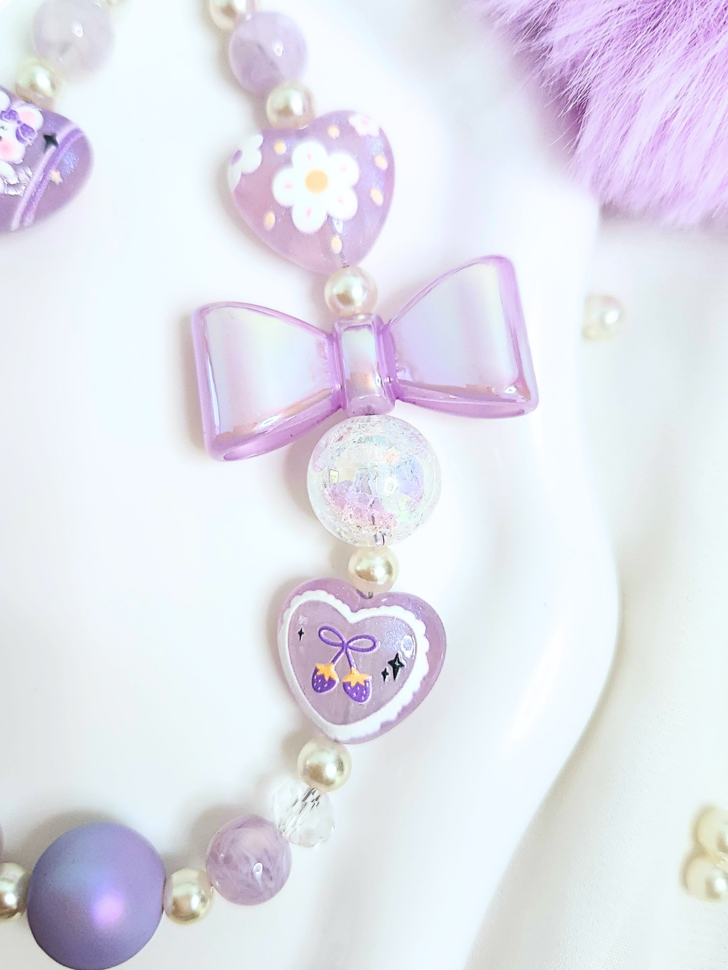 • Accessoire • Cœur Lavande