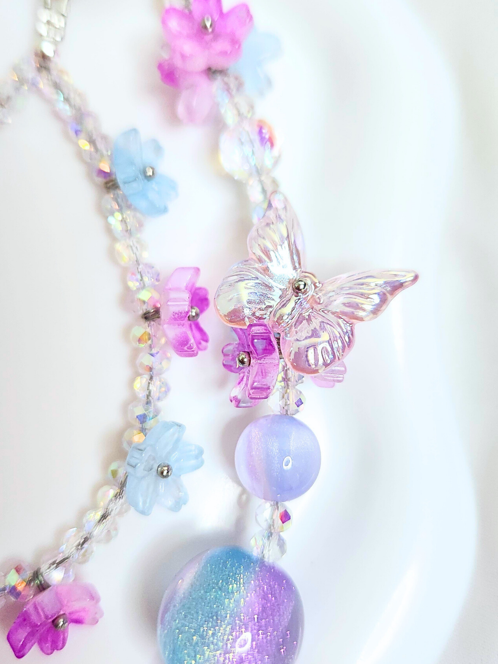 • Accessoire • Double Papillon Violet