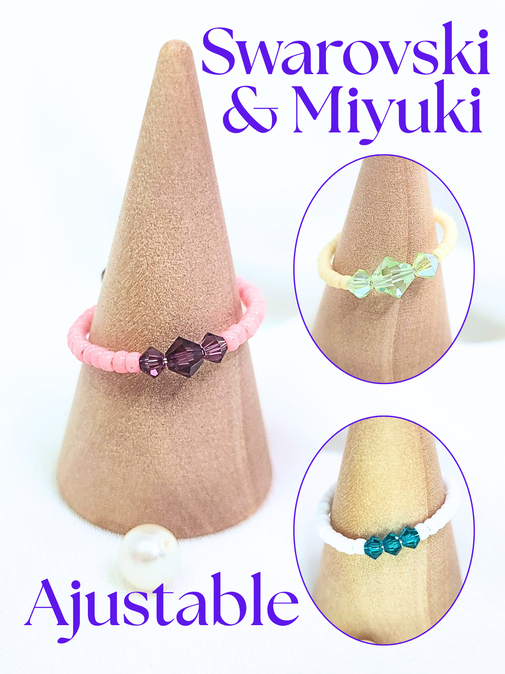 • Bague • Eclats Swarovski