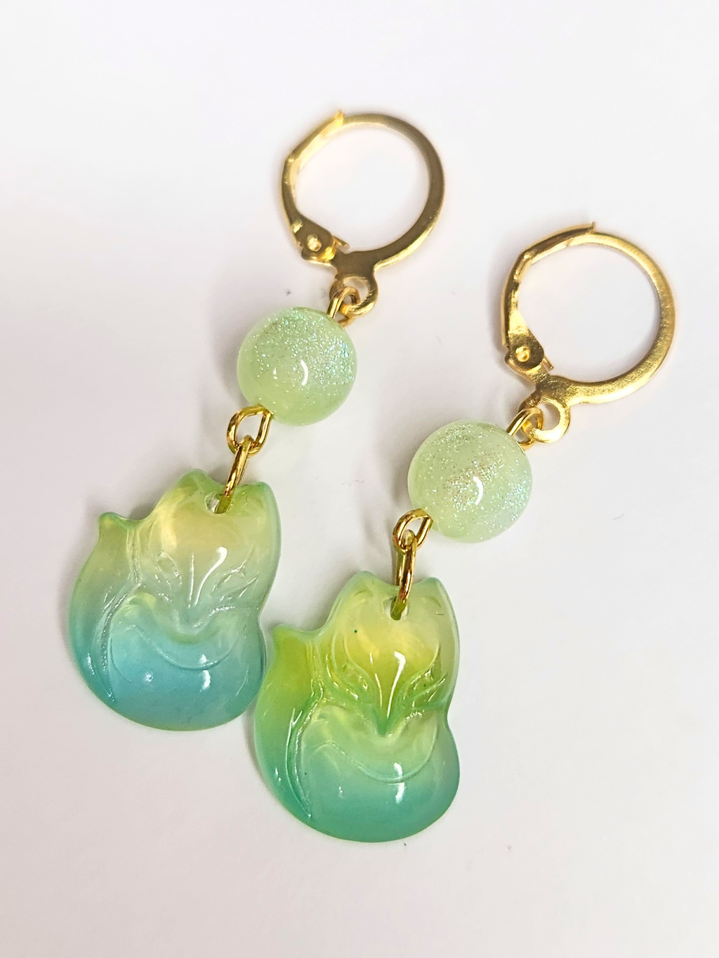 • Boucles d'oreilles • Renard Aurore