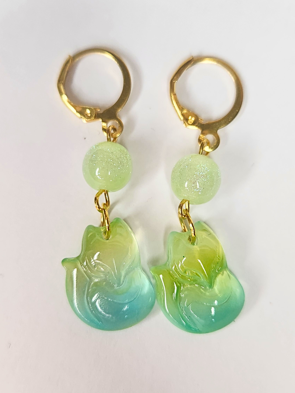 • Boucles d'oreilles • Renard Aurore