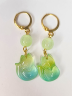 • Boucles d'oreilles • Renard Aurore